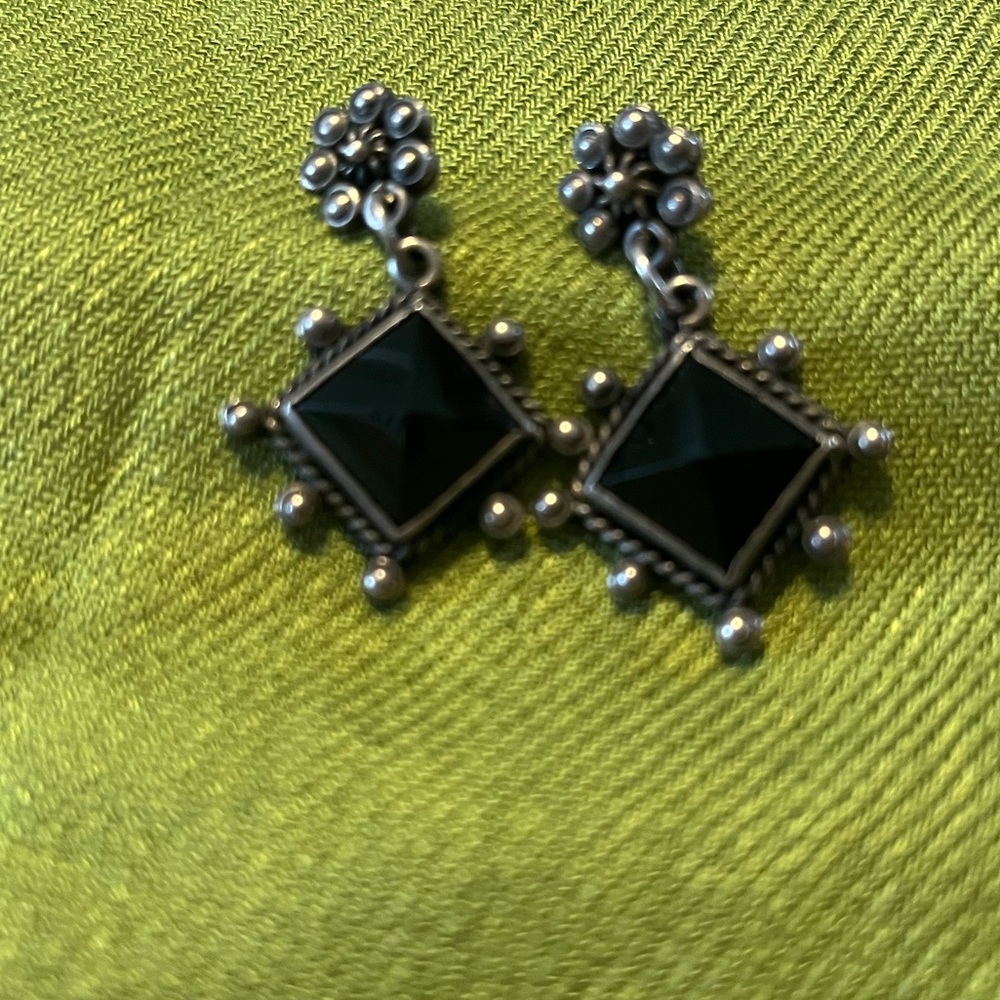 Vintage Southwestern Style Drop Earrings